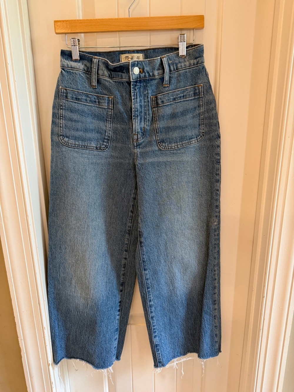 MADEWELL Perfect Vintage wide leg cropped jeans - Picture 1 of 7
